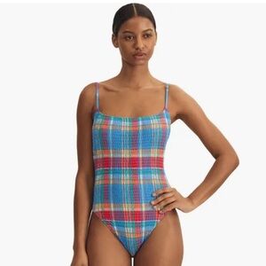 Polo Ralph Lauren Kennedy Smocked One-Piece
Swimsuit MEDIUM